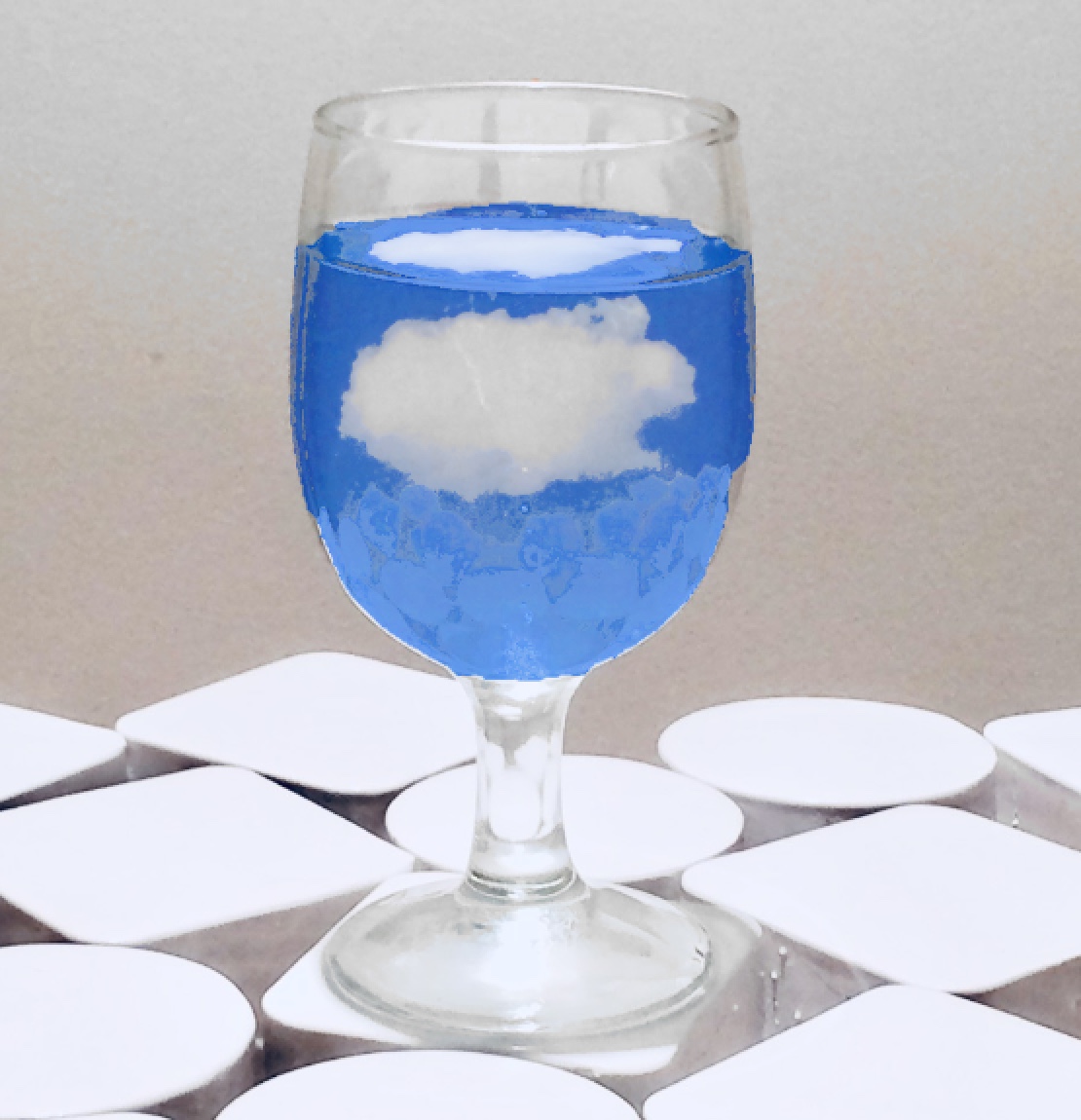 cloud, glass, cloud in glass, drink cloud, surreal, surreal image