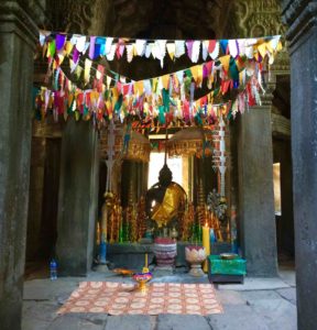 Buddhism, Buddhism's Buddhist shrine, Angkor Thom, Cambodia, Buddhist